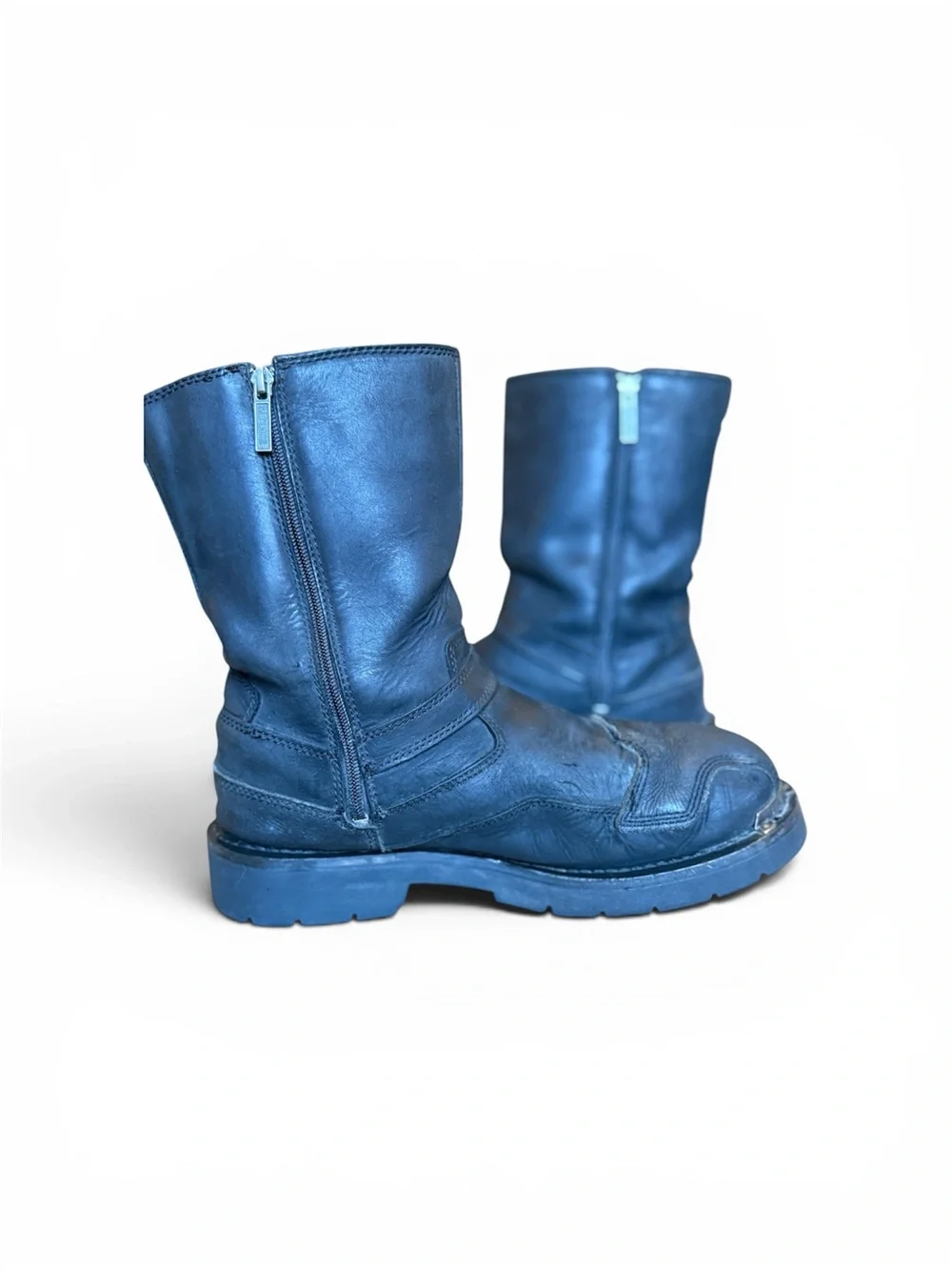 Harley-Davidson Black Leather Motorcycle Boots